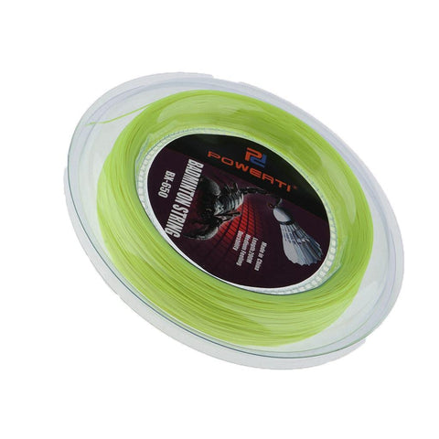 Colcolo Professional Badminton/Tennis Racket Strings Reel - 200m/218yd, Gym Sports, Fluorescent Yellow, 200m