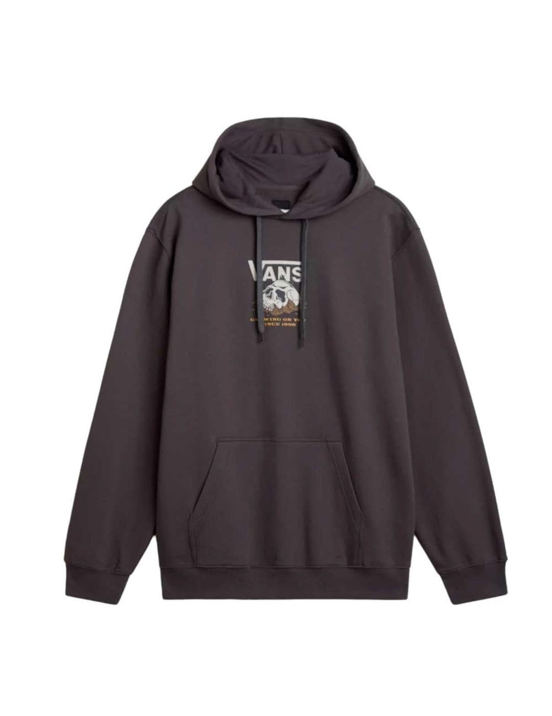 Vans Mens Growin On U Pullover-b Hooded Sweatshirt, Grey, XL UK