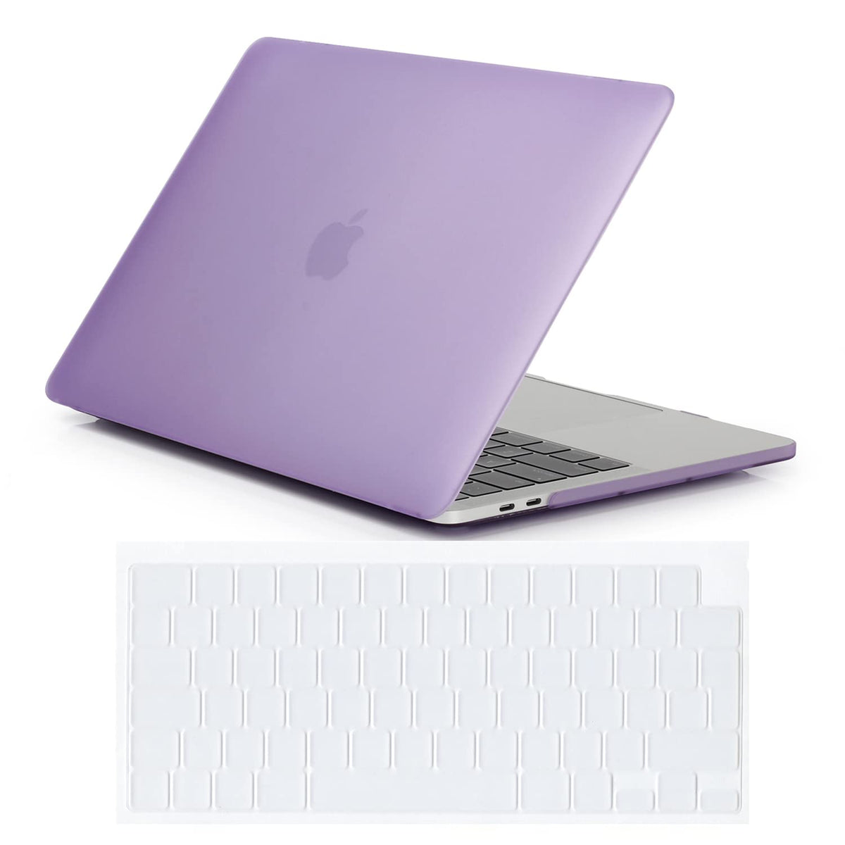 Se7enline Compatible with Best MacBook Pro Case 16 inch 2021 2022 M4 M3 M2 M1 A2485 A2779 A2991 A3403 Matte Laptop Protective Hard Shell Case with Keyboard Cover skin(EU Layout),Light Purple