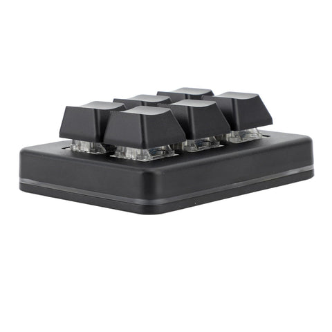 6 Key Gaming Keyboard, USB RGB Mechanical PC Keypad, Compatibility