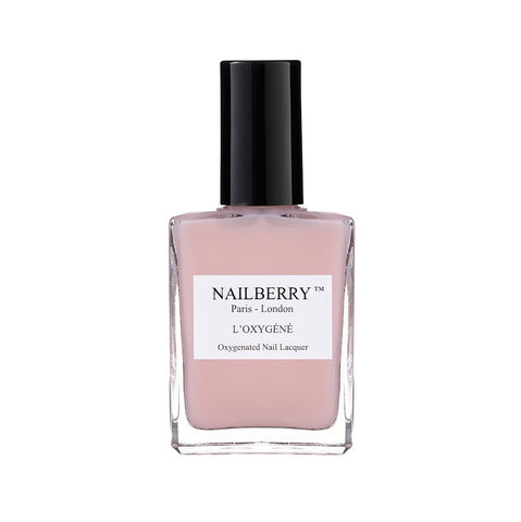 Nailberry L'OxygÃƒÂ©nÃƒÂ© Oxygenated Nail Lacquer | Elegance | Light Pink Semi-Sheer Nail Polish | UV Protected Long-Wear Nail Polish | 12-Free | Vegan | Certified Halal | Cruelty & Gluten Free | 15 ml