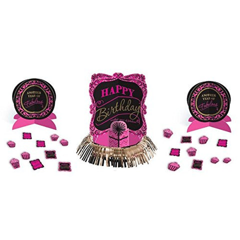 Amscan Fabulous Table Decorating Kit, 2", Multi Color