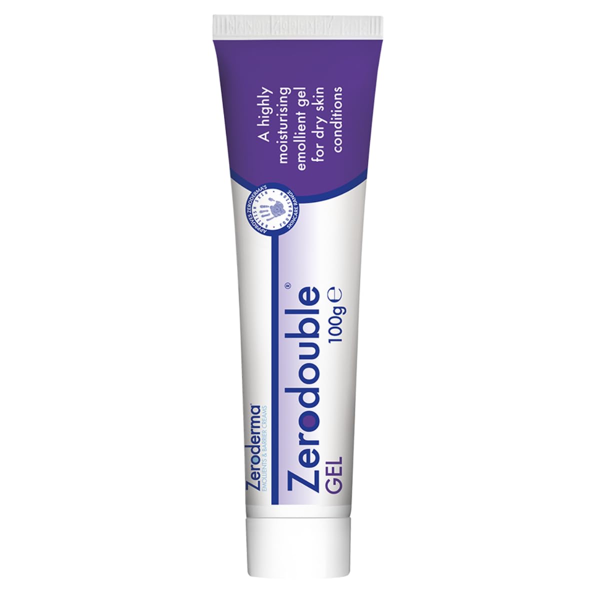 Zeroderma Zerodouble Gel, Highly Moisturising Emollient Gel for Dry Skin Conditions Including Eczema, Psoriasis And Dermatitis, 100g (Pack of 1)