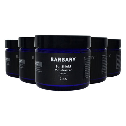 Organic Daily Moisturizer & Mineral Zinc Oxide Sunscreen : All Natural SPF 30 Facial Moisturizing Aloe Vera Sun Block (5 Pack)