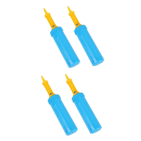 Sosoport 4 Pcs Ball Inflator Manual Balloon Pump Electric Balloon Pump Portable Pump Hand Balloon Pump Manual Pumps Balloon Inflator Ballon Pump Electic Air Pump Balloons Blue