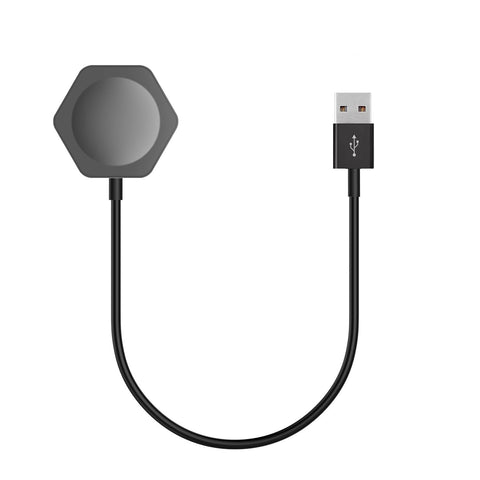 Short Watch Charger Compatible with Apple Watch Charger, USB A Cord Wireless Charging Compatible for iWatch 8/7/6/SE/5/4/3/2 (0.78ft/9.45inch/24cm) Black