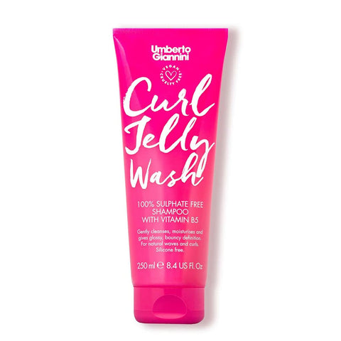 Umberto Giannini Curl Jelly Wash, Vegan, Cruelty Free, & Sulphate Free Shampoo for Curly or Wavy Hair, 250ml