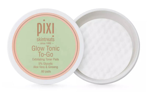 Pixi Retinol Tonic to-Go, Smoothing & Firming Toning Pads, Enhanced with Peptides to Boost Collagen Production, Alcohol-Free Daily Rejuvenating Toner Pads On The Go, 60 Pads