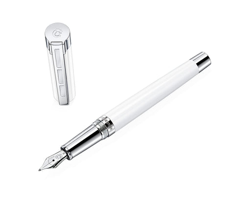 STAEDTLER Initium Resina Fountain Pen, Resin, White, B, 9PB110B