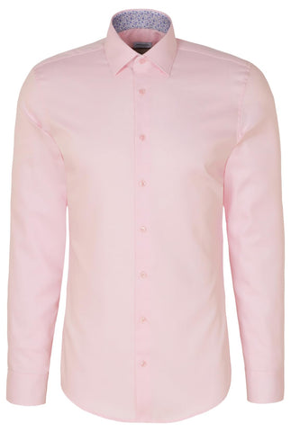 Seidensticker Men's Business Shirt, Pink, 44