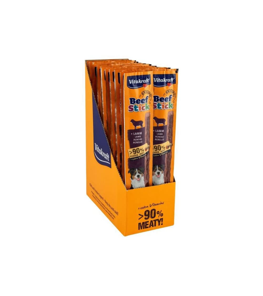 Vitakraft - Dog Treats - Beefstick Lamb ÃƒÆ’Ã†â€™Ãƒâ€ Ã¢â‚¬â„¢ÃƒÆ’Ã‚Â¢ÃƒÂ¢Ã¢â‚¬Å¡Ã‚Â¬Ãƒâ€¦Ã‚Â¡ÃƒÆ’Ã†â€™ÃƒÂ¢Ã¢â€šÂ¬Ã…Â¡ÃƒÆ’Ã¢â‚¬Å¡Ãƒâ€šÃ‚Â» Pack of 50
