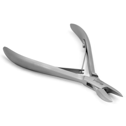 Diabetic Ingrown Nail Clippers for Men with Ingrown Toenails - Blizzard Podiatrist Toenail Clipper Set German Forged - 5 inch Straight Jaw Nail Cutter