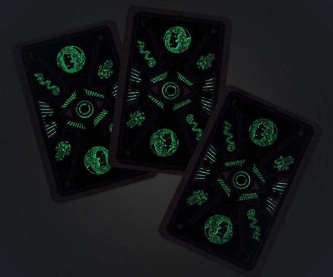 Disney Theme Park Exclusive Haunted Mansion Glow in the Dark Playing Cards