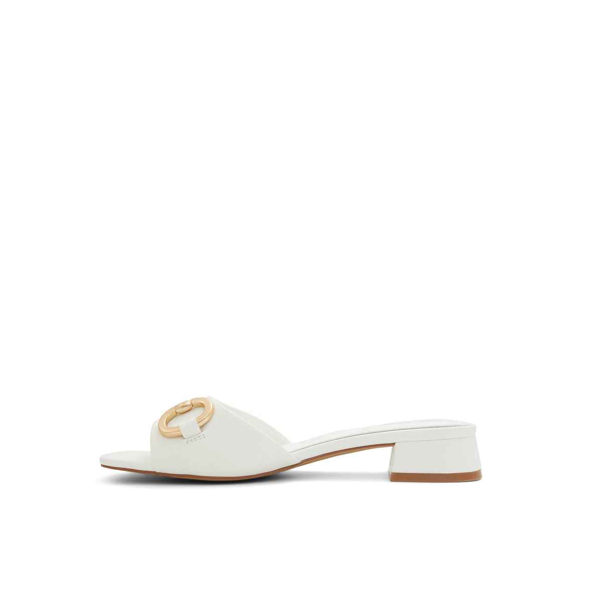 ALDO Women's Faiza Heeled Sandal, White, 5