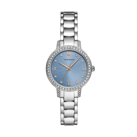 Emporio Armani Women's Watch Three-Hand, Stainless Steel, AR11585
