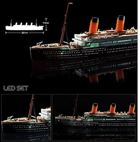 1/700 R.M.S TITANIC LED SET [Multi-Colored Parts] / Academy Model Kit