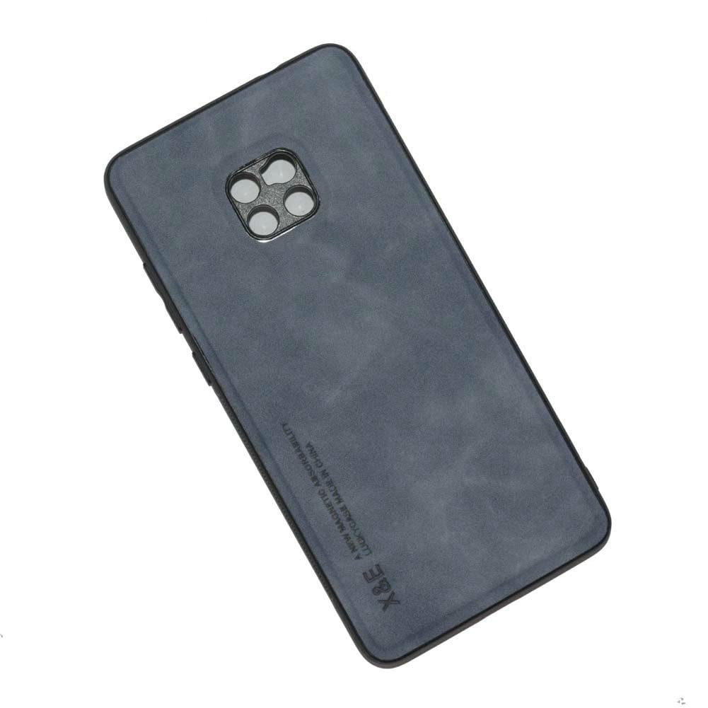 Kepuch Silklike Case for Huawei Mate 20 Pro - Cover Bumper Built-in Metal Plate for Huawei Mate 20 Pro - Blue
