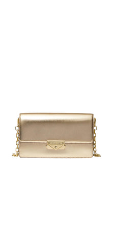 Michael Kors Jet Set Crossbody (Pale Gold)