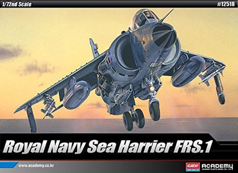 1/72 Royal Navy Sea Harrier FRS.1 ACADEMY HOBBY KIT #12518