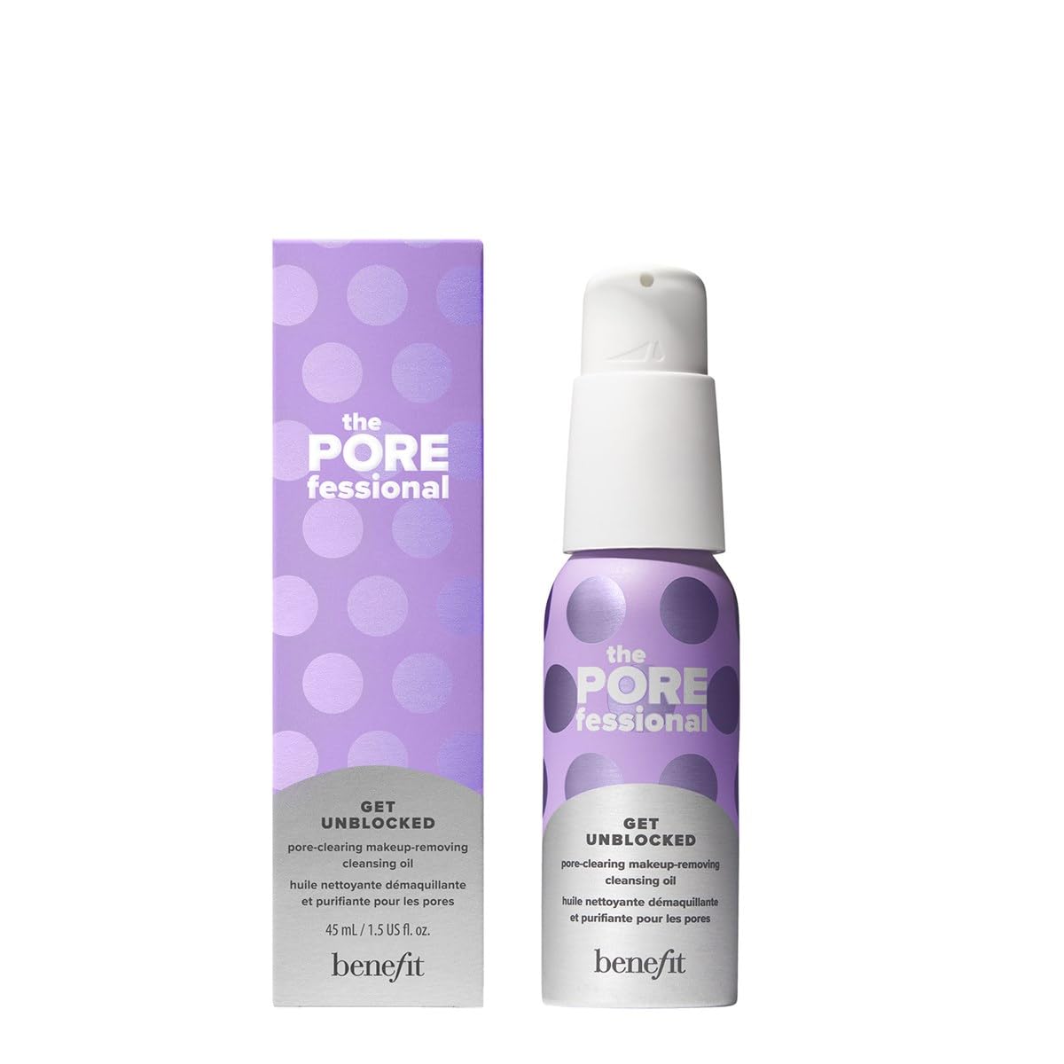 Benefit Cosmetics Mini The POREfessional Get Unblocked Makeup-Removing Cleansing Oil 1.5 oz / 45 mL