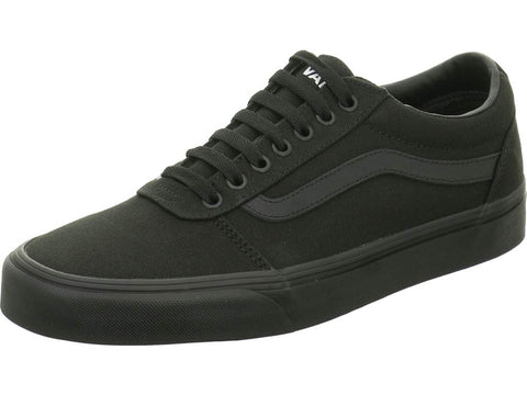 Vans Men's Mn Ward Sneaker, Black Canvas Black 186, 8 UK