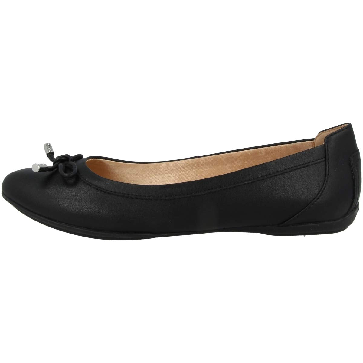 Geox Women's Ballet Flat, Black, 11