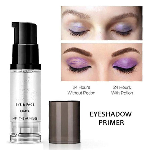 Wrinkle Smoothing Eye Primer, Eye Primer, Eyeshadow Base, Waterproof, Clear Eyeshadow Primer, Skin, Even Out Complexion, 8ml