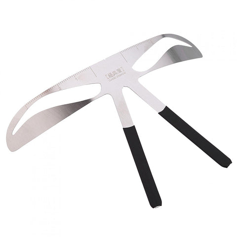 Eyebrow Measuring Ruler Eyebrow Balance Ruler Eyebrow Extension Ruler Shape Mold Eyebrow Makeup Tool[#1]