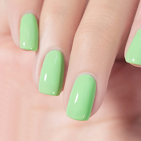 Vishine Gel Nail Polish, 15ml Lagoon Green Color Gel Polish Soak Off LED Nail Gel Polish Nail Art DIY Home Manicure Salon Long-Lasting