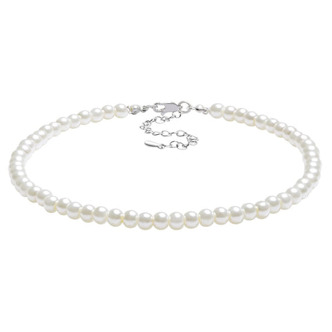 BABEYOND Round Imitation Pearl Choker Necklace Multi Strands Choker 20s Flapper Necklace Accessories for Gatsby Themed Party