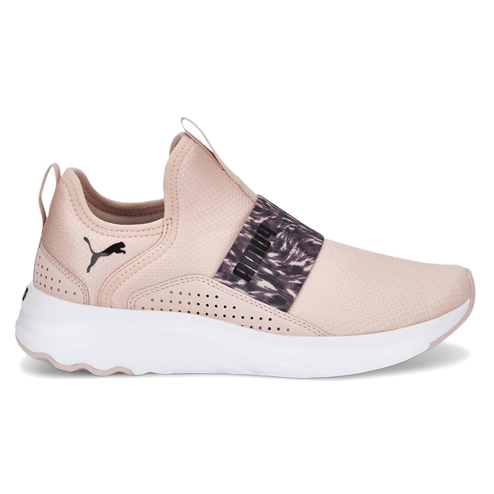 PUMA Women's SOFTRIDE Sophia Slip On Sneaker, Rose Quartz-Dusty Plum, 9
