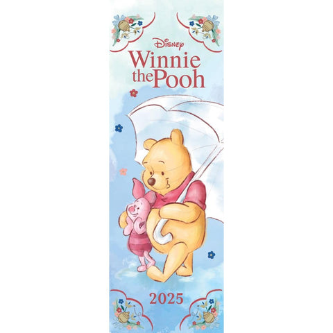 2025 Calendar Disney Winnie The Pooh Sketchbook Month to View Slim Calendar Official Product