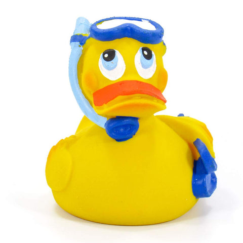Lanco Snorkeling Rubber Duck Bath Toy | All Natural, Organic, Eco Friendly, Squeaker | Collectable | 3ÃƒÂ¢Ã¢â€šÂ¬Ã‚Â | Imported from Barcelona, Spain