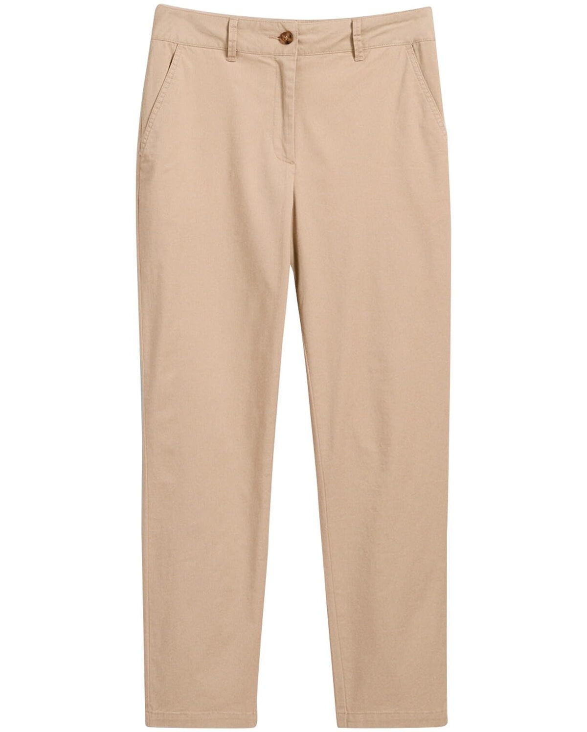 GANT Women's Slim Chinos Dress Pants, Dry Sand, 34
