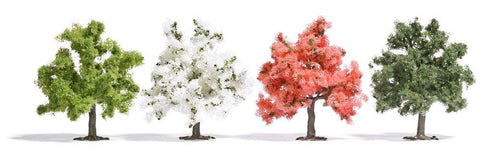 Busch 6841 Fruit Trees 4/ HO Scenery Scale Model Scenery