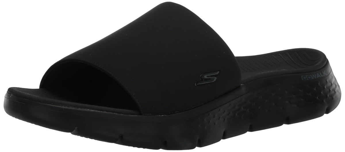 Skechers Men's Go Walk Flex Sandal-Omura, Black/Black, 13