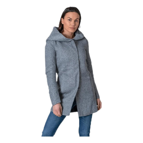 ONLY Womens Light Grey Melange Jackets L
