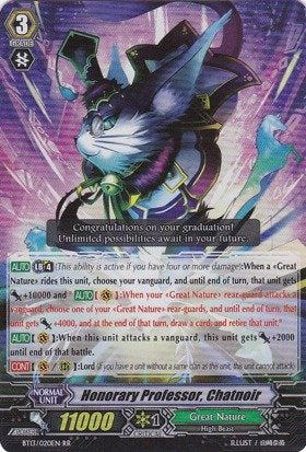 Cardfight!! Vanguard TCG - Honorary Professor, Chatnoir (BT13/020EN) - Catastrophic Outbreak
