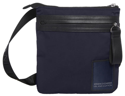 Armani Exchange Men's Milano Edition Crossbody, Night Sky-Night Sky, One Size
