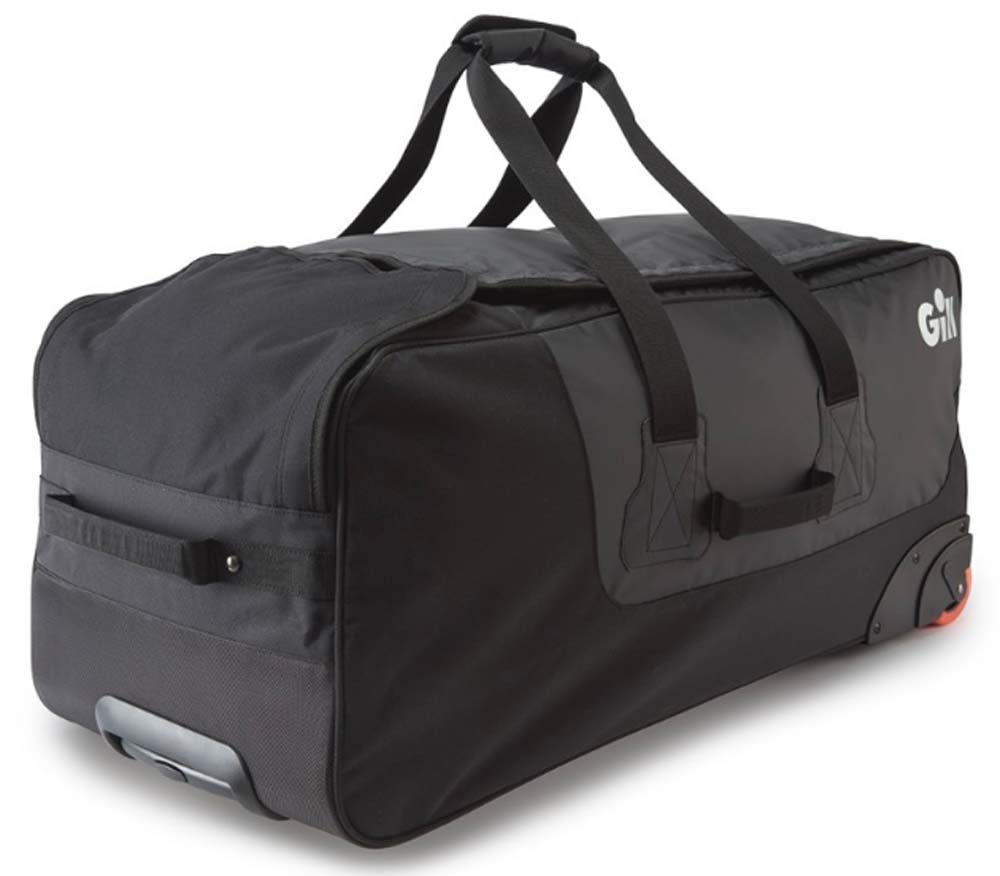Gill 115 Litre Rolling Jumbo Cargo Bag - Hardwearing & Waterproof with Retractable Handle and Rolling Wheels - Black