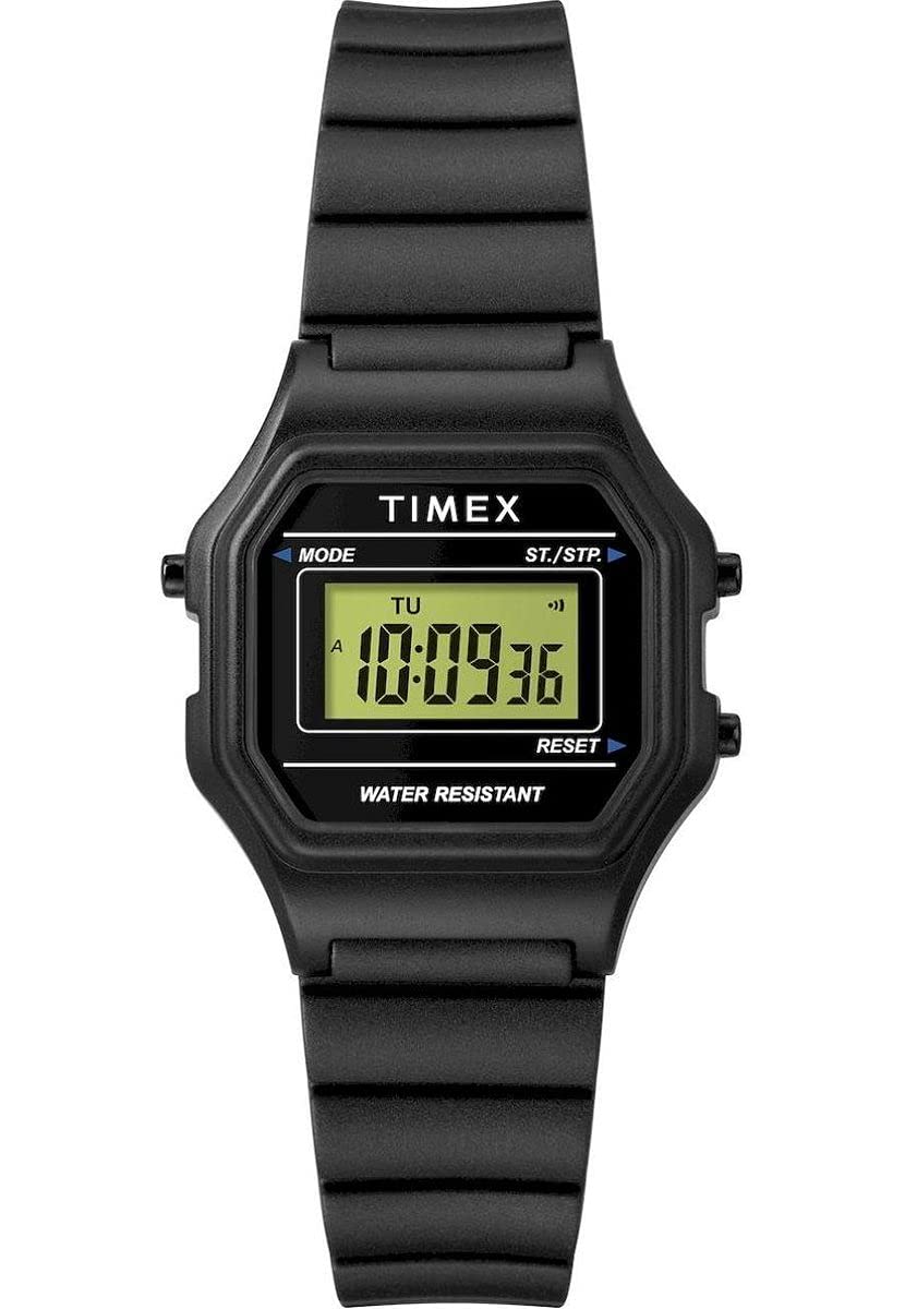 Timex Women's Digital Quartz Watch with Plastic Strap TW2T48700