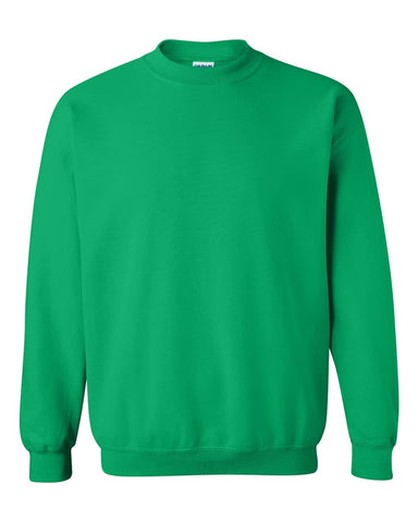 Gildan Men's Fleece Crewneck Sweatshirt, Style G18000 Irishgreen