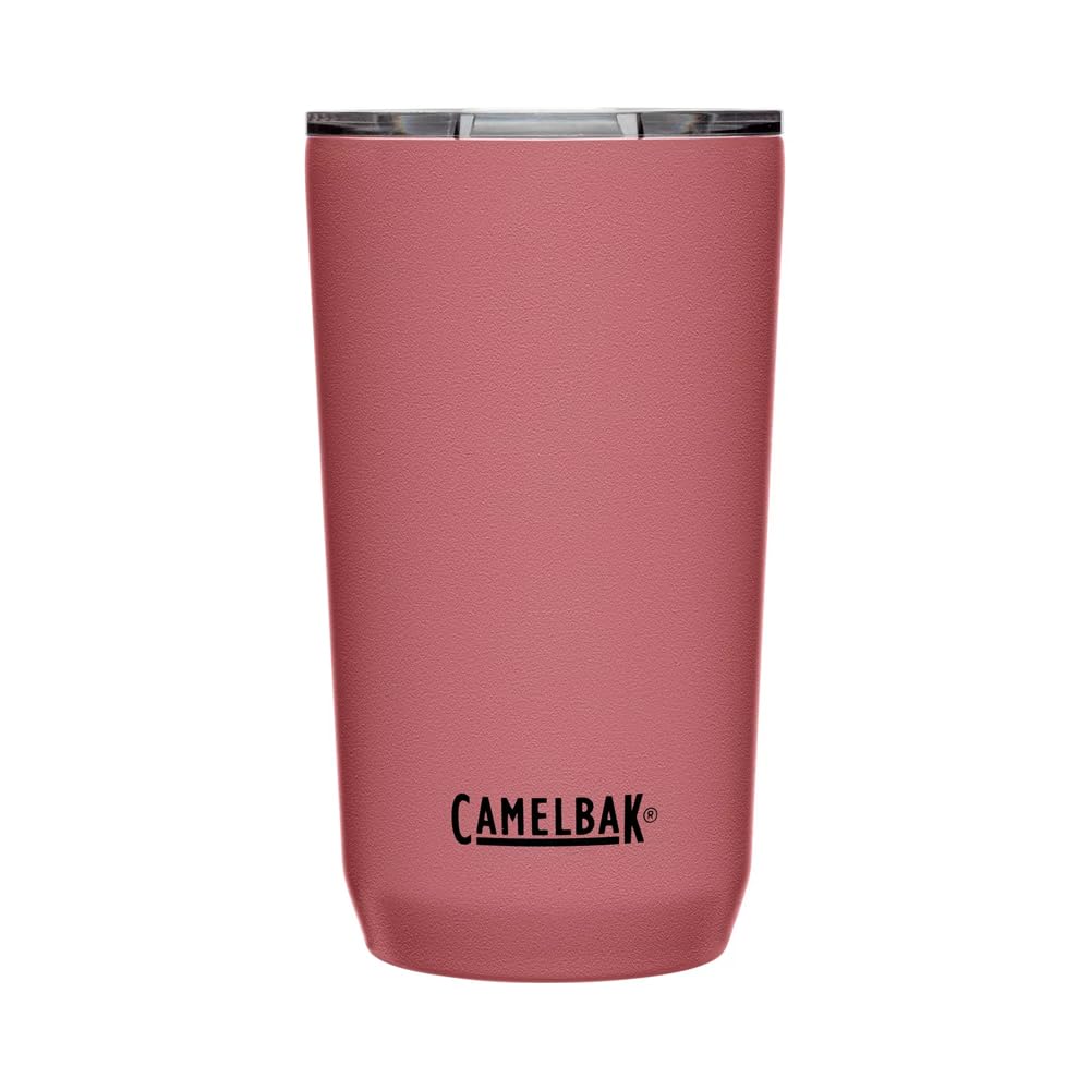 CamelBak Horizon 16oz Tumbler - Insulated Stainless Steel - Tri-Mode Lid - Terracotta Rose