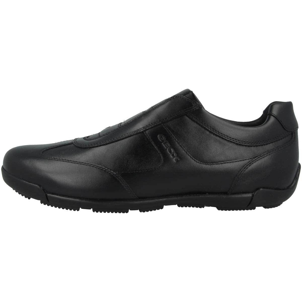 Geox Men's Low-Top Trainers Sneakers, Black, 11.5