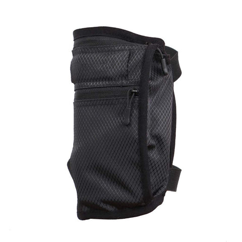 ZHIZHOU Travel Leg Money Belt Safe Card Money ID Passport Wallet Hide Bag Security for Men Women Black
