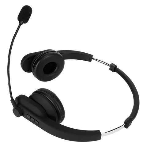 Telephone Headset, Wireless Headset 300mAh Rotatable Microphone Noise Reduction 5.0 for Office