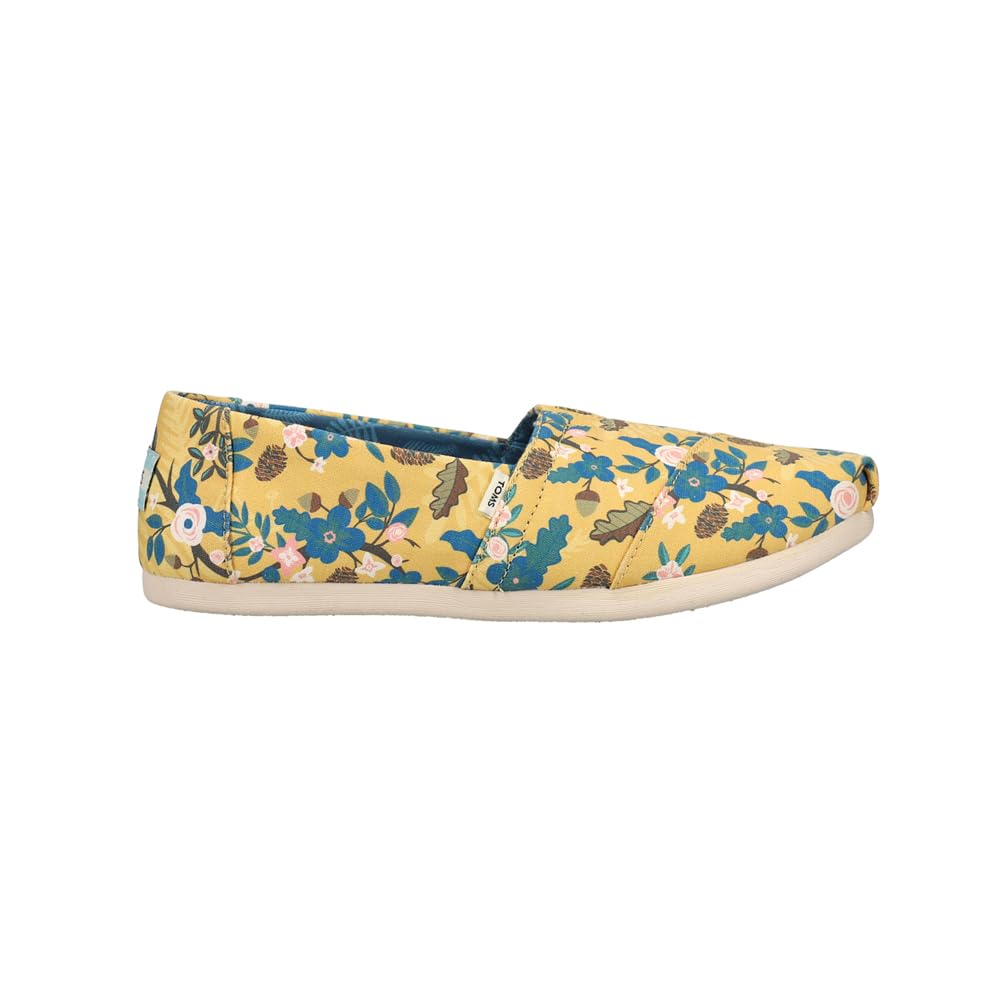TOMS Womens Alpargata 3.0 Slip On Flats Casual - Yellow - Size 5 B