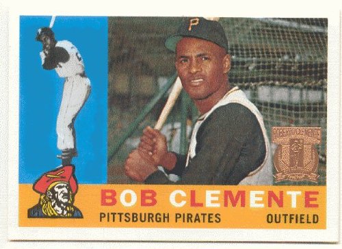 1998 Topps Roberto Clemente Reprint #6 1960 Card NM-MT