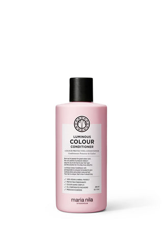 Maria Nila Luminous Colour, Conditioner 300 ml, Reduces Colour Loss from Washing, Pomegranate Counteracts Dehydration, 100% Vegan & Sulfate/Paraben free