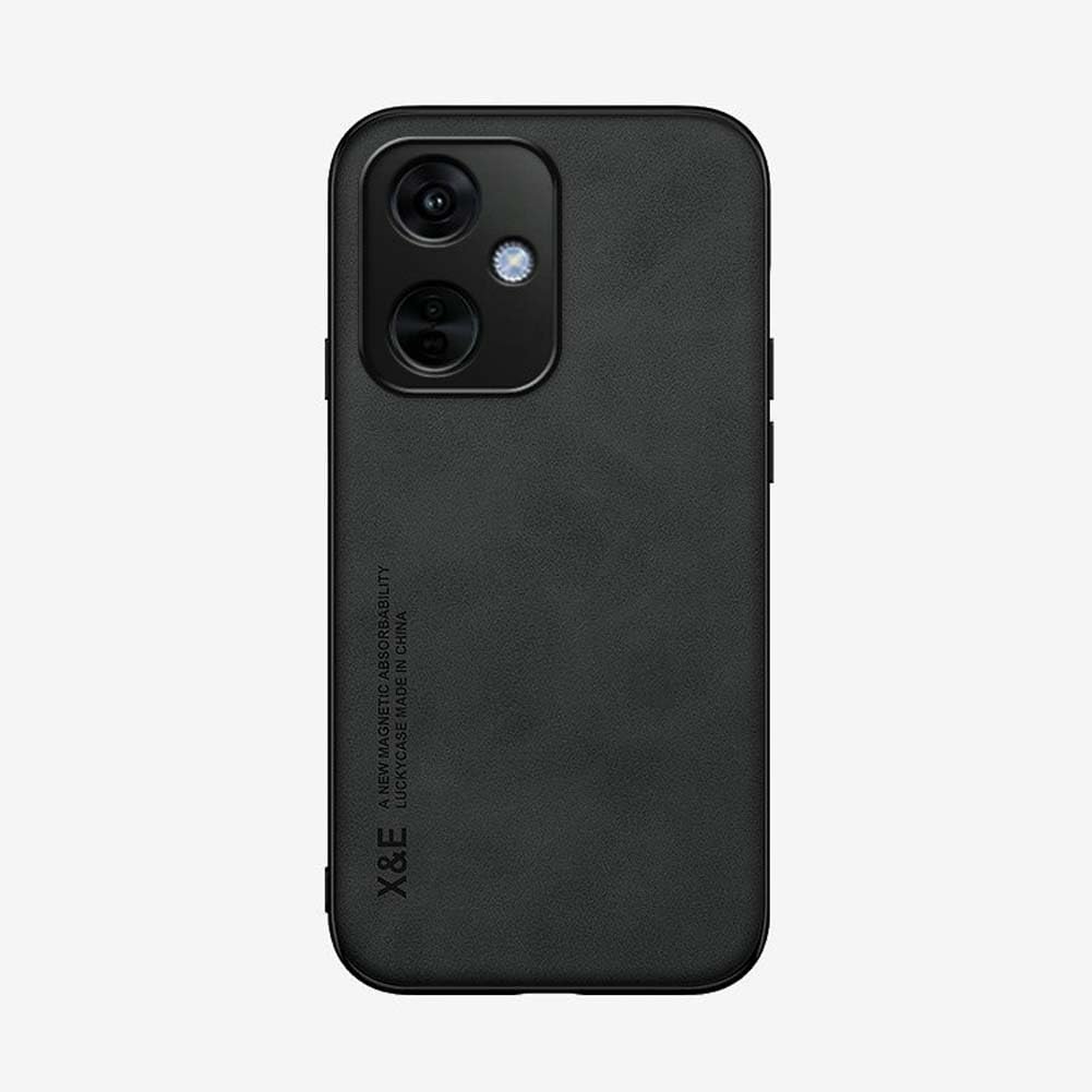 Kepuch Silklike Case for Oppo K11/Oneplus Nord CE3 5G - Cover Bumper Built-in Metal Plate for Oppo K11/Oneplus Nord CE3 5G - Black